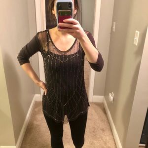 Vanity Sheer Dress Top